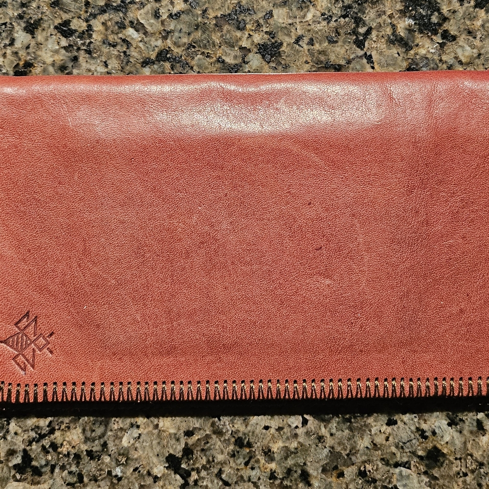 Elegant Red Leather Wallet
